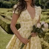 2024 Sexy V-Neck Puff Sleeve Summer Dress - Suninheart